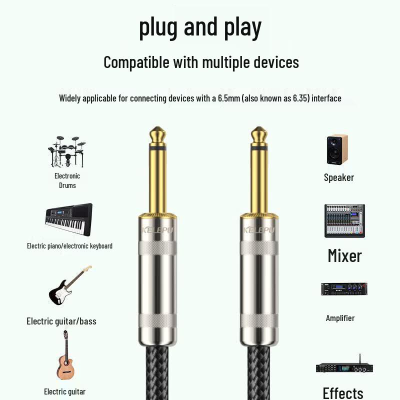 KELEPU 6.35mm Audio Cable