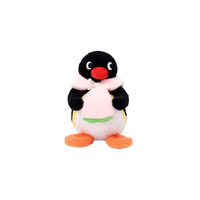 Genuine Pingu Penguin Plush Keychain: Cute Backpack Ornament & Birthday Gift for Women