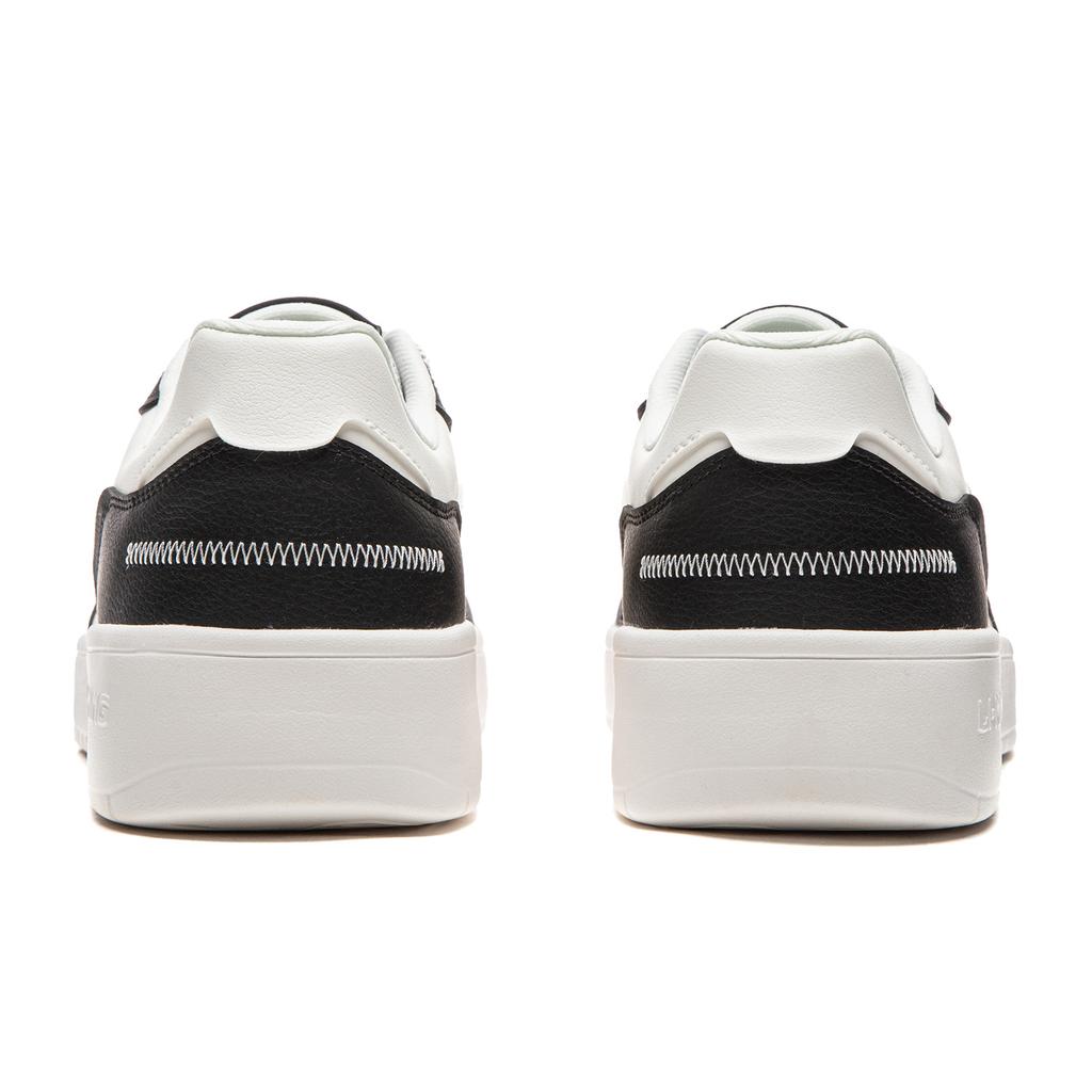 Li Ning Floating Boat Low Top Skateboard Shoes Men's White Black AGCW209-3