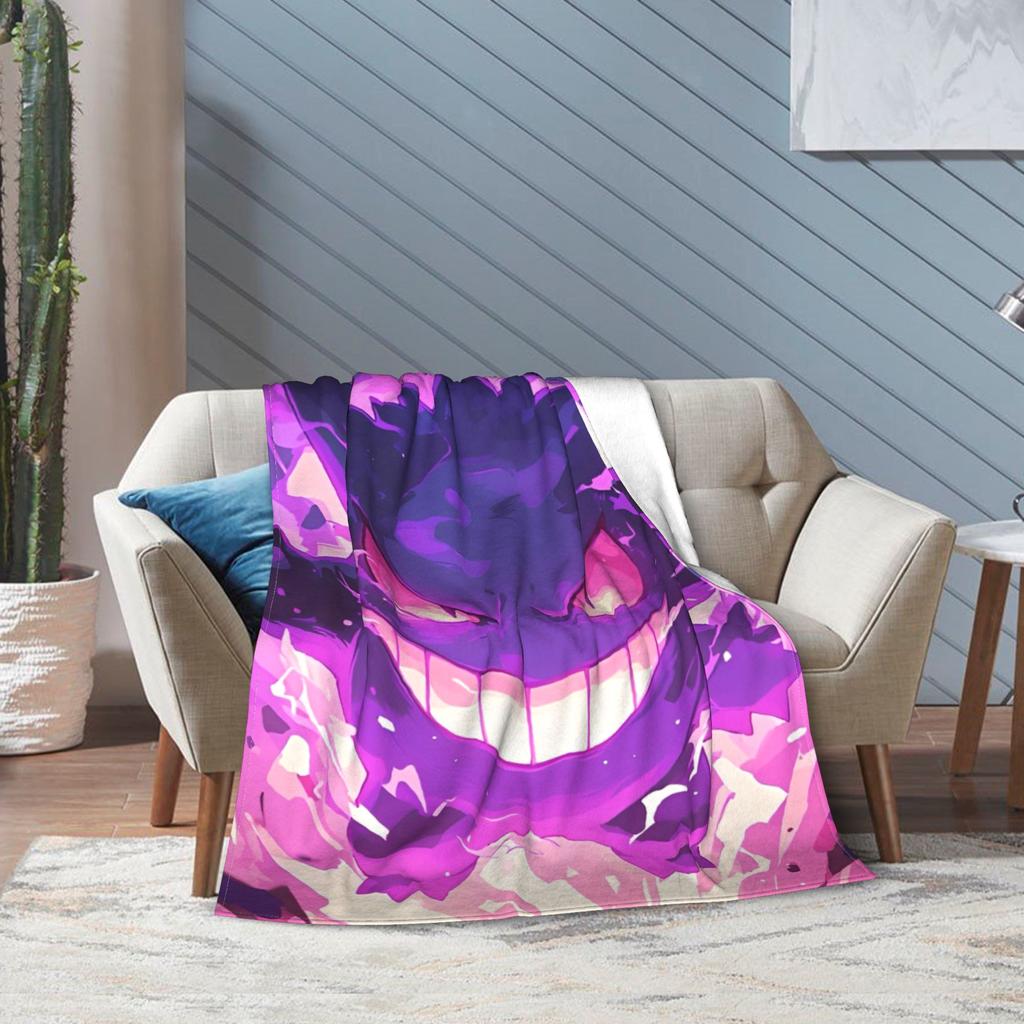 GUOYU Blanket pikachus Squirtle AND Charmander Blanket Super Soft Cozy Bulbasaur Throw Blankets for Bed 50x60 Inch Multiple Sizes Rug Piece