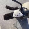 JingJingRS Electric Vehicle Winter Plush Handlebar Covers