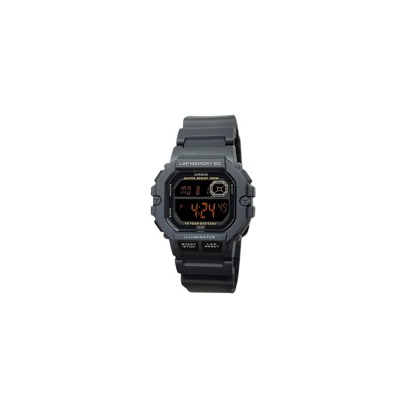 CASIO Customized watch modified series yellow and black mirror waterproof 100 meters WS-1400H-8B modified-Lumen Forge HeiSeBiaoPanHeiChengSeBiaoJing