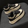 Velvet High-top Little White Shoes for Women's 2025 Autumn and Winter New Sports and Leisure Board Shoes Thick-soled Versatile and Popular Big Cott