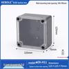 Transparent Waterproof ABS Plastic Junction Box for Indoor/Outdoor Power Supply & Monitor