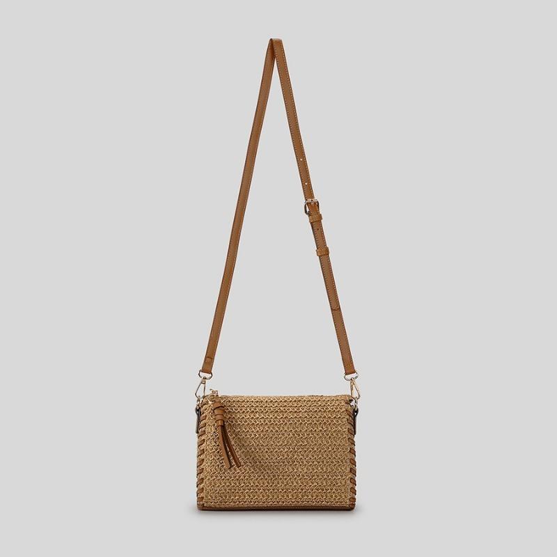 Large-capacity Woven Bag Vacation Beach Bag Fashionable Single-shoulder Bag