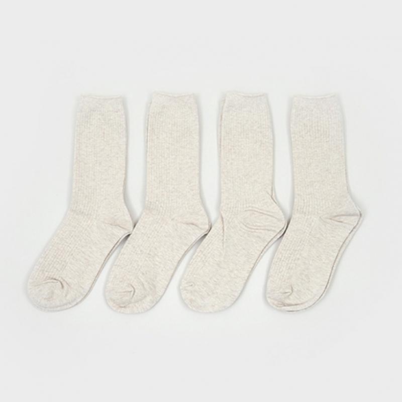 DaiSo Women S Ribbed Long Neck SockS  Pack Of 4