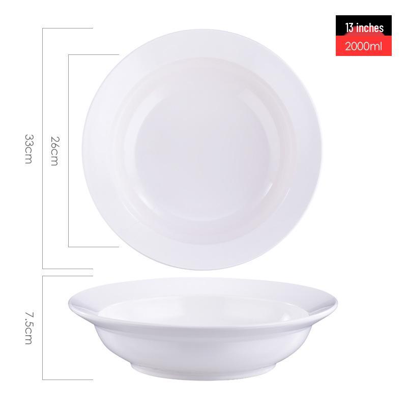 Large Ceramic Bowl for Soup, Noodles, Boiled Fish, Pickled Fish, and Dough Mixing - Mao Xuewang Commercial Use