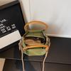 Vintage Plaid Tote Bag Women's Handbag Commuter Large Capacity Shoulder Bag