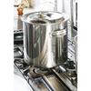 EBM 18-8 Kitchen Pot/Stock Pot, 20cm, with Handle, Silver