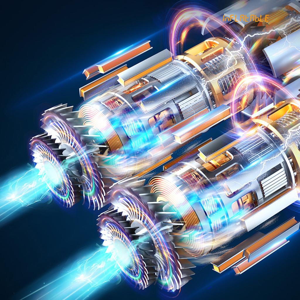 Portable Car Air Pump 150PSI Air Compressor Handheld Electric Tire Inflator with LED Light Support Auto Off Function