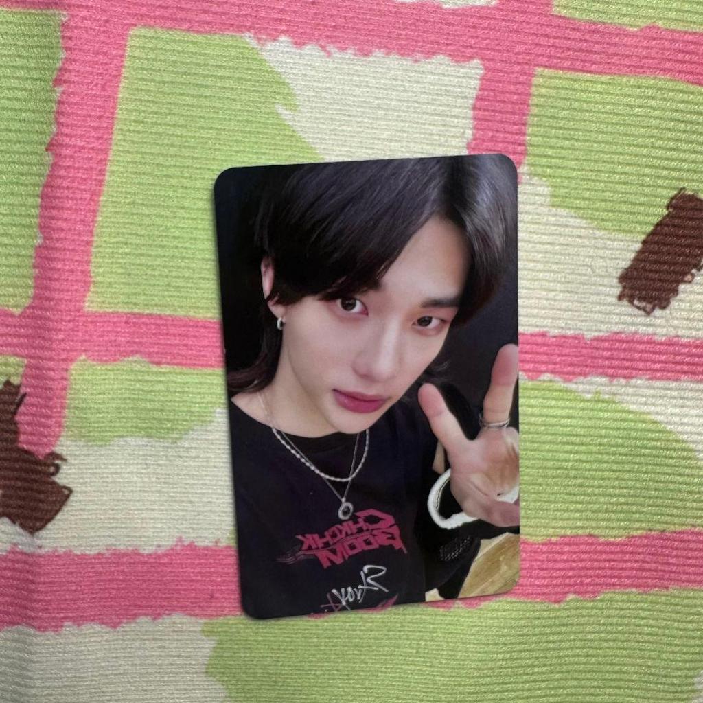 [USED] Stray Kids Pre-recorded Chk Chk Boom Sanok Hyunjin Trading Card