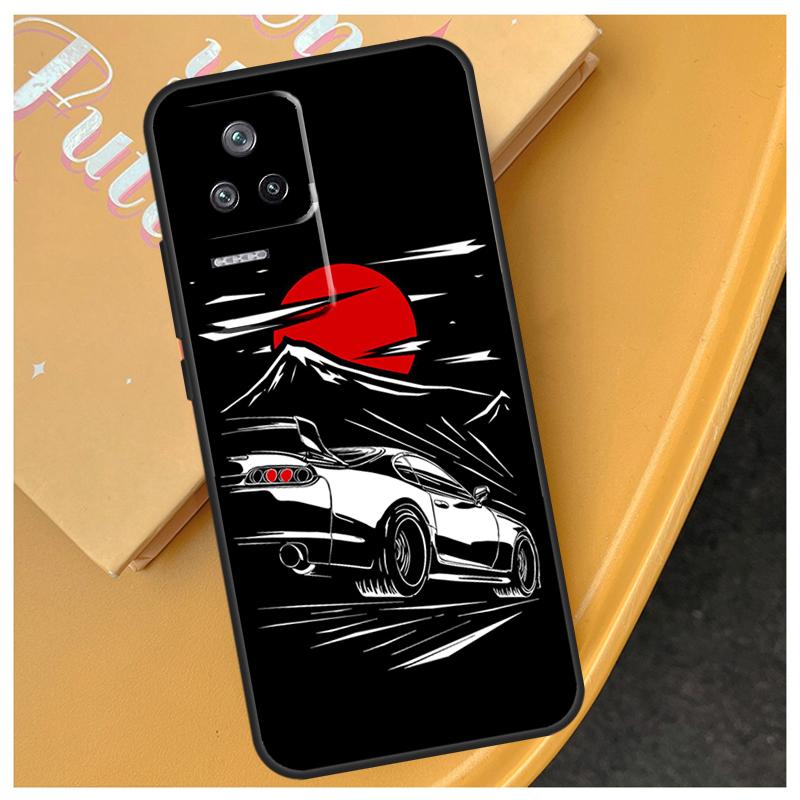 Japan JDM Sports Cars Male Men Funda For Xiaomi 17 Pro Max 15 14 Ultra 13T 14T 15T POCO X7 Pro X5 X6 F6 F5 F7 F8 Ultra Case