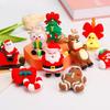 10-100PCS Cartoon Santa Claus Keychain DIY Accessories Handmade CreamGum Jewelry Dolls Cute Fashion Scene Decoration Gift Gifts
