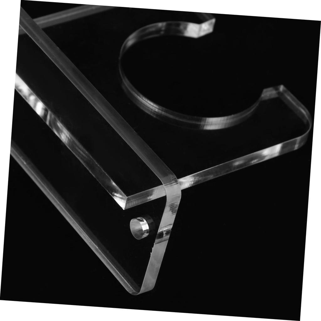 LIOOBO Úložný prostor na pálky na stolní tenis s průhledným akrylovým stojanem pro úsporu místa Nástěnný regál/Tenis