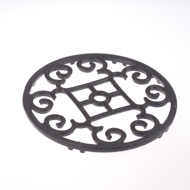 Non-Slip Cast Iron Trivet For Gas Stove - Durable Pot Holder, Decorative Kitchen Accessory For Enhanced Cooking Safety
