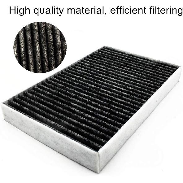 Für Tesla Model S Innenraumfilter mit Aktivkohle Passend für Modell S 2012-2015 1035125-00-A. (Aktivkohle)