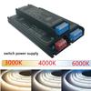 AC180-264V Zweifarbige segmentierte Stromversorgung Ultradünne Beleuchtungstransformatoren DC24V Dimmer 100W 200W 300W 400W Für CCT-Lichtband