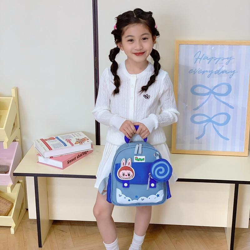 Kindergarten Small And Medium Class Baby Schoolbag Cartoon Animation Boys And Girls Backpack Cute Cute Children'S Backpack