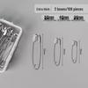 Vintage-Style Safety Pin Brooch and Paper Clip Set: Small to Extra Large for Clothes and Bed Sheets