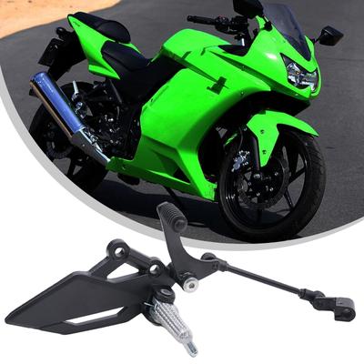 Foot Peg Bracket Brake Pedal Lever Assembly Fits For KAWASAKI EX 250R 2008-2016
