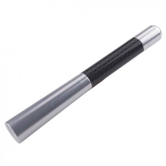 4.7" Carbon Fiber Silver Car Antenna Adjustable Aerial For Toyota Universal BA