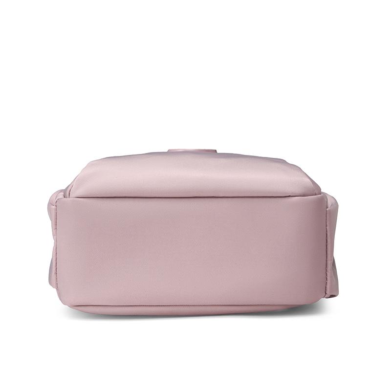 Kompakt Nylon Crossbody Miniryggsäck med Topphandtag Casual Liten Dagryggsäcksväska för Kvinnor Daglig Resa