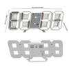 Modern Electronic LED Digital Clock - Alarm Wall/Desk Watch with Time/Date/Temp, Home Decoration for Bedroom Living Room