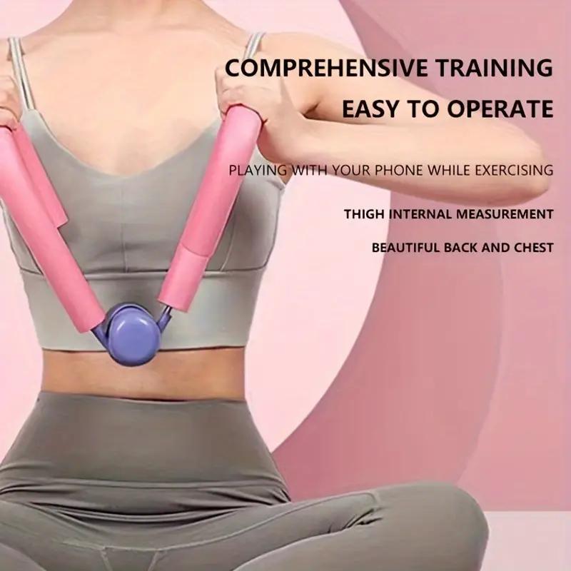 1pc Silicone Polymer Pelvic Floor Muscle Trainer, Thigh Exerciser for Postpartum Recovery, Body Shaping, Leg & Butt Training Device