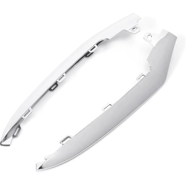 [Replacement] L/R Car Front Bumper Lower Lip Trim Chrome Trim Molding for Mercedes for Benz W212 for E-Class E350 2014-2016 A2128852774 A2128852874