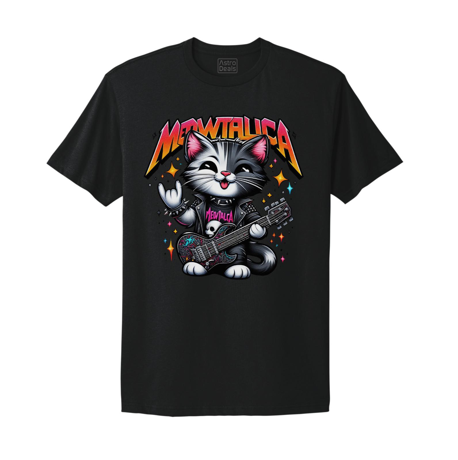 Meowtalica Funny Kitty Cat Animal Lover Gift Graphic T-shirt S