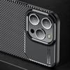 Soft TPU Phone Case for iPhone 15 Pro Max,Anti-scratch Carbon Fiber Texture Phone Cover
