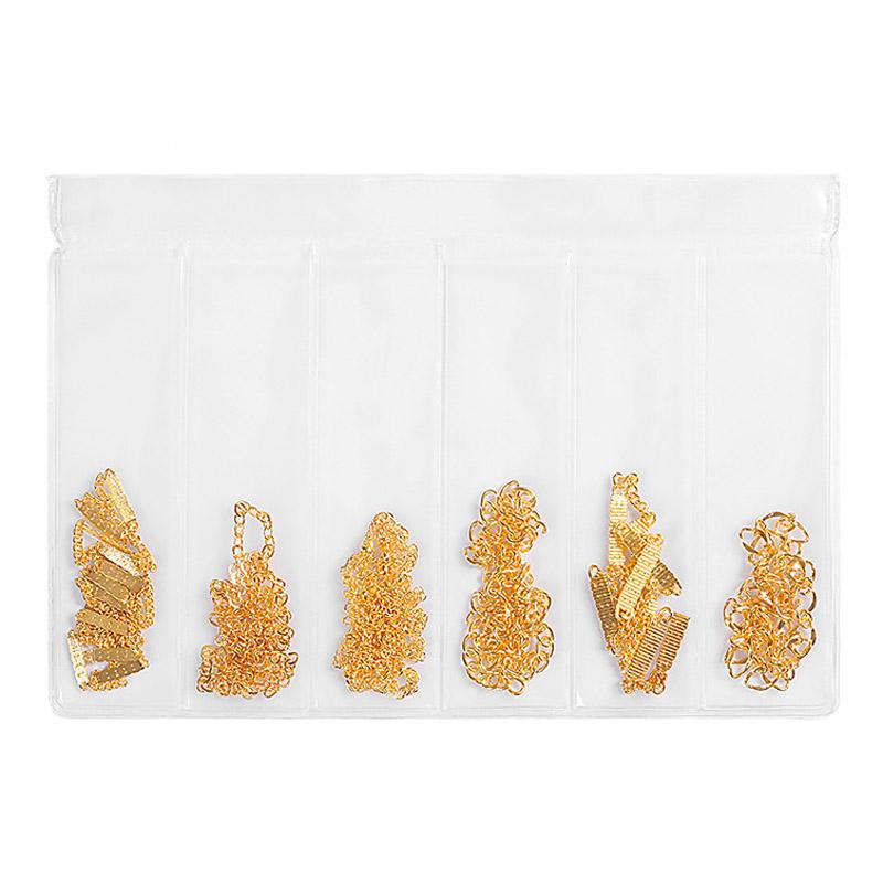 Nail Art Chain Nail Jewelry Color Nail Decoration Thickness Steel Ball Color Chain