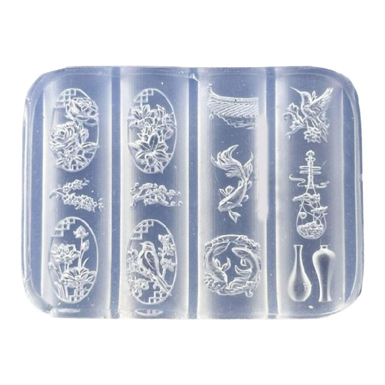 Artistics Embossed Silicone Mould For Nail Craft Projects Jewelry Making And Surfaces Embellishments