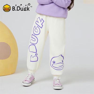 B.Duck Kids' Print Casual Long Pants