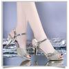 Summer New Korean Style Women's Stiletto High Heel Sandals Sexy One Buckle Peep Toe Sandals