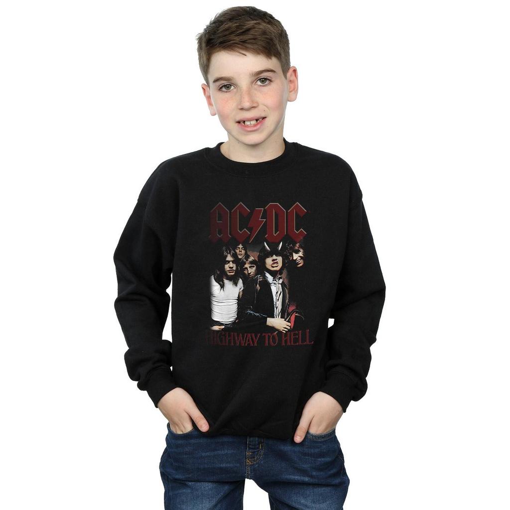 AC/DC Jungen-Sweatshirt „Highway To Hell“ aus Baumwolle