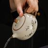 Ru Porcelain Xishi Teapot: Elegant Ceramic for Home Brewing and Gongfu Tea Rituals