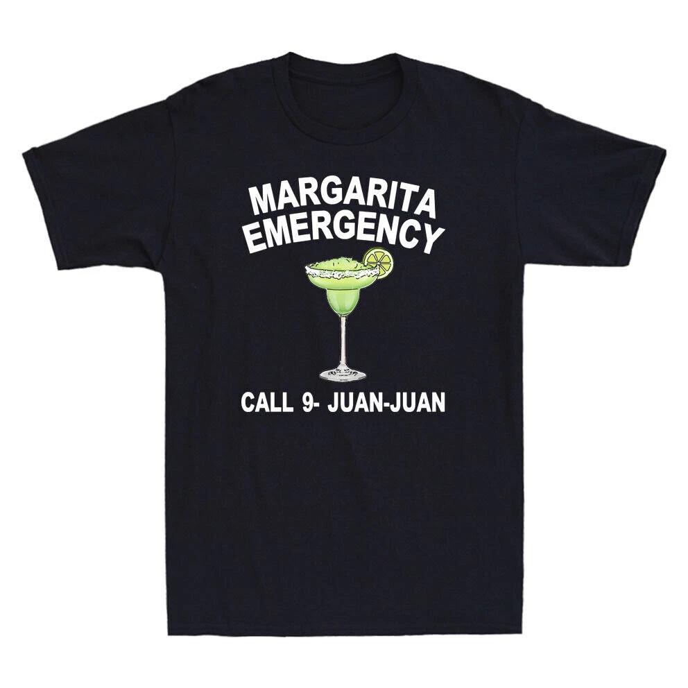 Margarita Emergency Mexican Funny Cinco de Mayo Gift Novelty Men s T-Shirt Black XXL