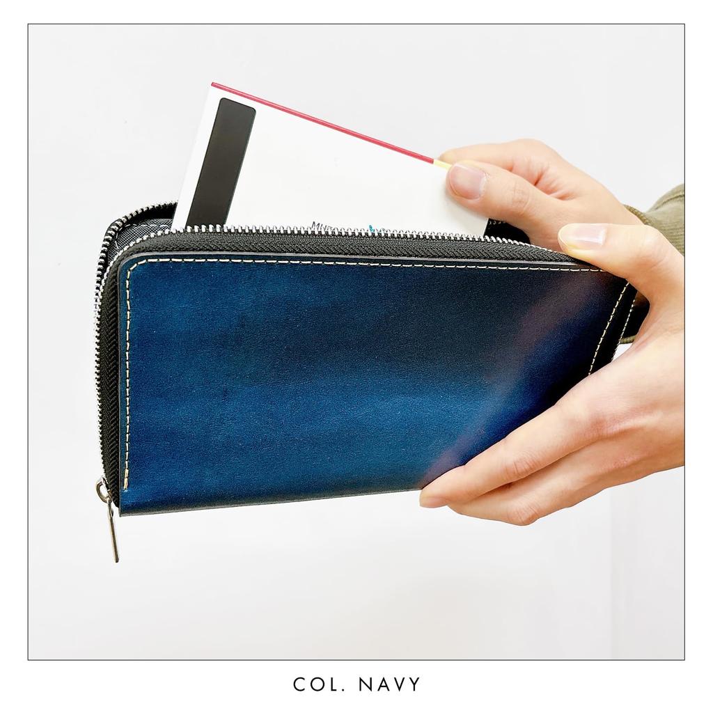 Tochigi Leather Passport Medicine Book Bankbook Maternity and Child Health Handbook Genuine Leather Compact Smart Design with Dividers and Large