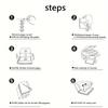 1set/60pcs B7 Handbook Refills, Notebook Loose-leaf Inserts, Handbook Simple Replacement Inserts, 7-hole Loose-leaf Refills