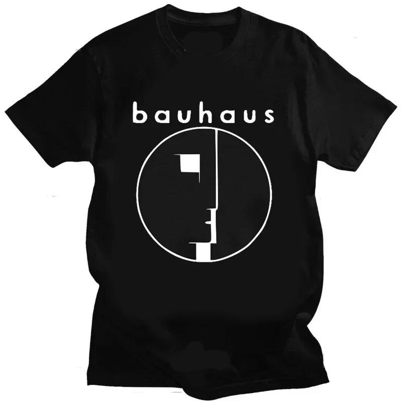 T-shirt Homme Bauhaus Post Punk Goth Rock Col Rond Imprimé Graphique T-shirt Mode Décontracté Manches Courtes T-shirt Femme