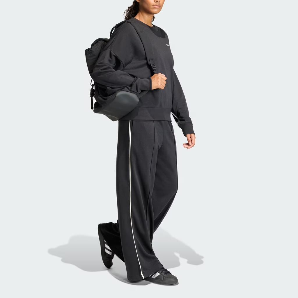 Adidas Sportswear FW25 Seasonal Essentials Color Pop Comfortable Color Block Straight Leg Casual Pants Women bottoms KC3933