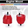 Κινητήρας εμπρός L&R Mount Mount Insolator For BMW E36 E46 Compact Z3 Z4 Inline 6CYL 85A Polyurethane 11811140985 22116779970