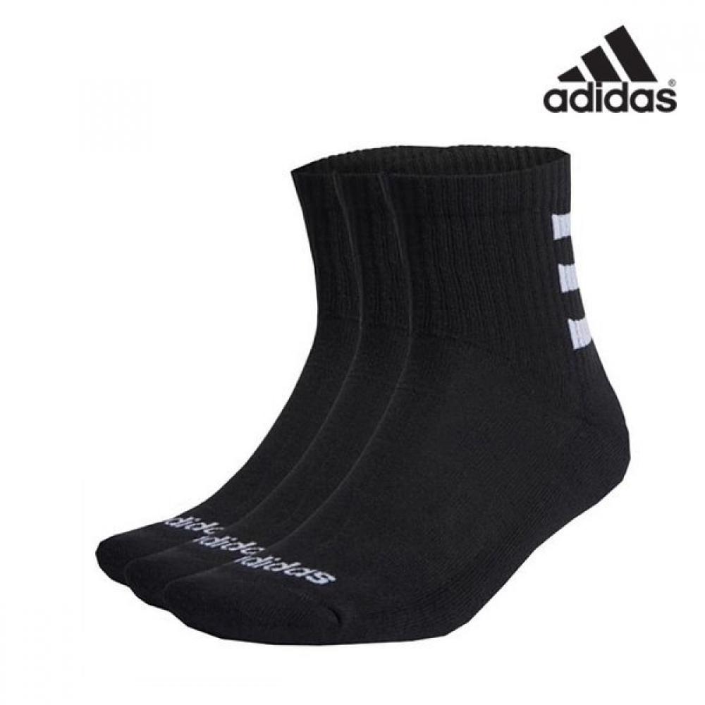 

Adidas Adidas Genuine HD2212 Half Cushion 3 Line Quarter Socks 3 Pack