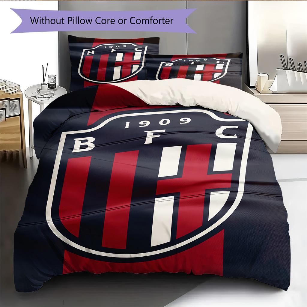 Bologna FC 1909 Pattern Bedding Home Decoration Birthday & Festival Gift (1 * duvet cover + 2 * pillowcase, without core)