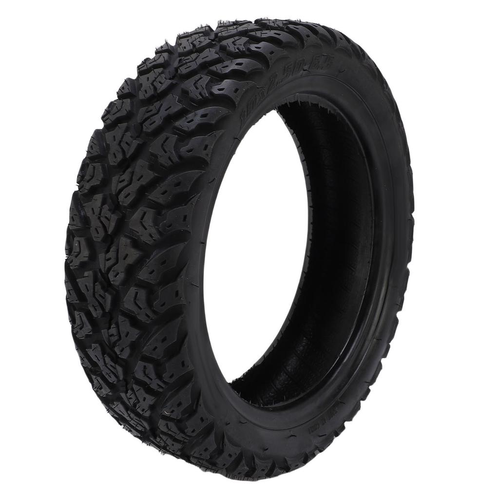 Scooter Tubeless Tire 10x2.50 6.5 Wear Resisting Rubber 10 Inch Electric Scooter Vacuum Off Road Tire Replacement