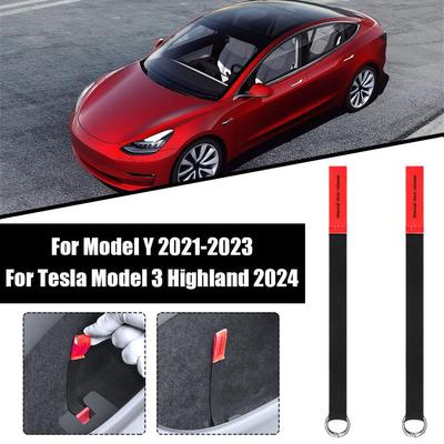 Rear Door Emergencies Safety Pull Rope For Tesla Highland 2024 Emergency Handle Car Accessories For Model Y 2021-2023