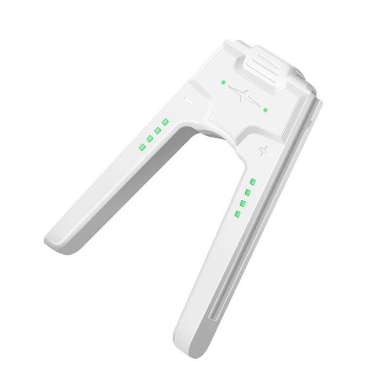 

Controller Charger V Shaped Designing Left Right Handle Charging Grip with LED Light Status 1 белый