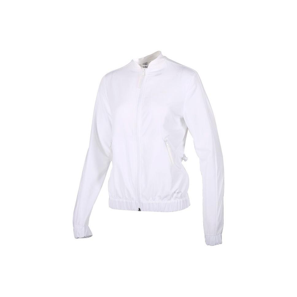 Adidas Neo Windbreaker Zip Sports Jacket Women Jackets White DN7402 XL