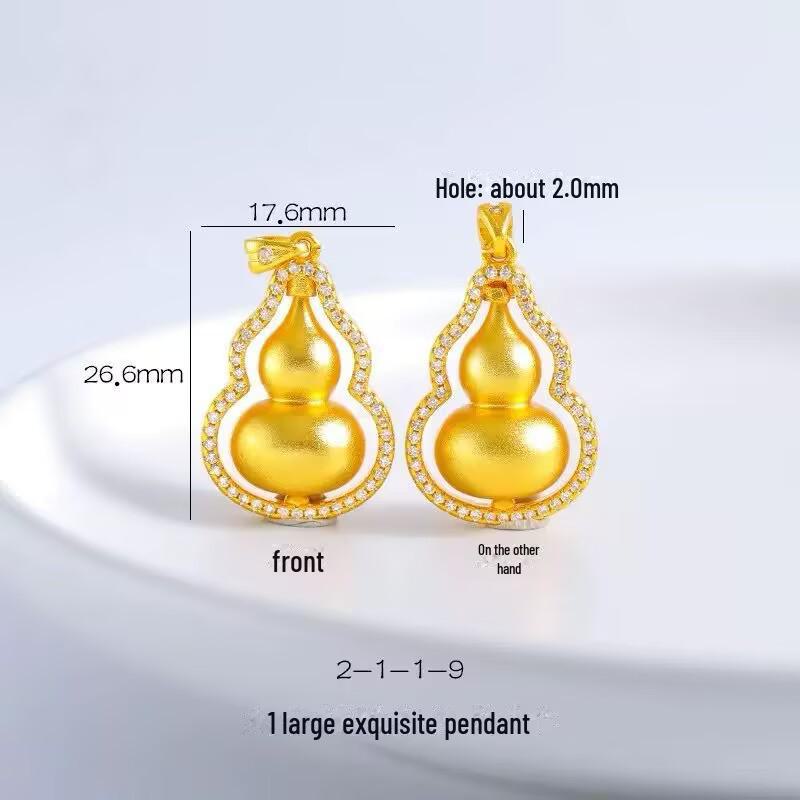 Gold-Plated Necklace: Strong Color Preservation, Pixiu Vajra Design, Diamond Pendant, Stackable Luxury Clavicle Chain, Wei Xue-Inspired Style